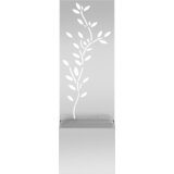 vidaXL Vrtni Sadič s Dekorativnom Pločom Srebrna 50 x 140 cm | shoptok.hr