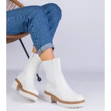 D/CEO marka niezdefiniowana Black cowboy boots on the block heel Abigail