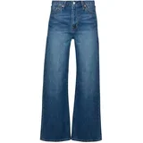 Jeans flare RIBCAGE WIDE LEG H223 Modra