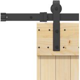  Klizna vrata NARVIK 85 x 210 cm (152,5 cm) Prirodna i crna | shoptok.hr