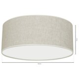  plafonsko svetlo lino 2xE27/60W/230V | Eponuda.com