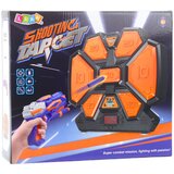 Pištolj za igro s meto za gađanje Darts - modro/oranžno | Shoptok.si