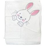 Bebekevi Peškir s kapuljačom i rukavicom zeka - beli ( BEVI1480B ) Cene