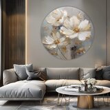  Okrugle slike akrilom Cvijeće u balskim haljinama | different dimensions | shoptok.hr