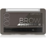 Catrice Brow Powder Set Waterproof paletka za obrvi 4 g odtenek 020 Ash Brown za ženske Cene