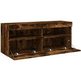  Zidni TV ormarić s LED svjetlima boja hrasta 100x30x40 cm | Eponuda.com