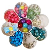 DIY Nakitni Set S Perlicami Zložljivo Ogledalo | Shoptok.si