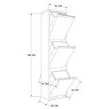 Hanah home višenamenska samostojeća polica doplo 3 white | Eponuda.com