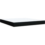vidaXL Krevet s oprugama i madracem crni 180x200 cm od tkanine | shoptok.hr