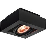  Črna stropna svetilka s kovinskim senčilom 18,5x18,5 cm Loid – Cene