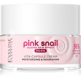 Eveline Cosmetics Pink Snail Glazed Skin Effect anti-age krema za posvjetljivanje 50 ml Cijene