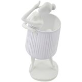 Mauro Ferretti Bijela stolna lampa s tekstilnim sjenilom (visina 62,5 cm) Ballet – | shoptok.hr