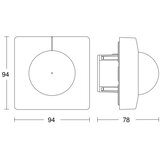 Steinel 057244 - senzor pokreta is 3360 DALI-2 IP20, četvrtast, beo | Eponuda.com