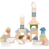 Wooden Building Blocks Dino kocke od drva 12 m+ 20 kom
