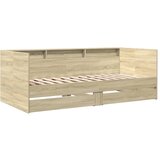  The Living Store Dnevna postelja s predali sonoma hrast 90x200 cm inženirski les - Dnevna Postelja, (21499954) | Shoptok.si
