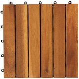  20-dijelni set pločica za trijem s okomitim uzorkom 30 x 30 cm bagrem | shoptok.hr