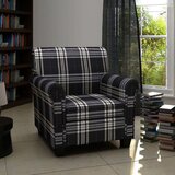 SOFA fotelja od tkanine s jastukom crna | shoptok.hr