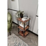 Hanah home Polica za knjige Bookcase 3 Tiers Square Walnut | ePonuda.com