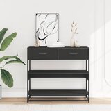  Konzolni stol crni 90x35x80 cm konstruirano drvo | Eponuda.ba