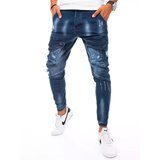 DStreet Men's cargo jeans blue UX3271 | ePonuda.com