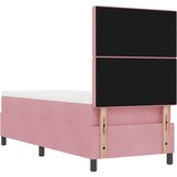  Krevet s opruga kutije s madracem Ružičasta 80 x 200 cm Baršun | shoptok.hr