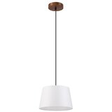  visilica na lanku AIDA 1xE27/60W/230V prečnik 25 cm hrast/orah/bela | Eponuda.com