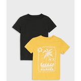Sinsay Pamučne majice s blagdanskim tiskom 2 pack | shoptok.hr