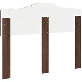  Uzglavlje s uzglavljem Smeđi hrast 120 cm Konstruirano drvo | shoptok.hr