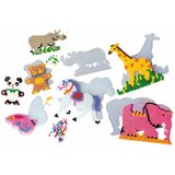 Playbox 5mm MIDI peglice perle baza - životinje paket od 12 komada | shoptok.hr