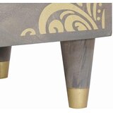  Noćni ormar s ladicama Siva 50 x 33 x 62 cm Čvrsto drvo manga | Eponuda.com