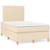  The Living Store Box spring postelja z vzmetnico krem 120x190 cm blago - Box Spring Postelja, (21440123) | Shoptok.si