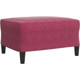  4-dijelni set sofa s jastucima crvena boja vina baršunasti | shoptok.hr