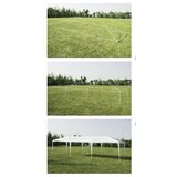 Vrt > Pohištvo za vrt Šotor za zabavo 3 m x 9 m, vodoodporen zunanji paviljon - bel | Shoptok.si
