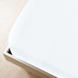  Plahte s gumicom od žerseja 2 kom bijele 160x200 cm pamučne | shoptok.hr