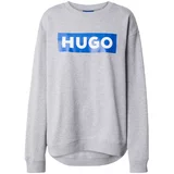 Hugo Blue Majica 'Classic' kraljevo modra / pegasto siva / bela
