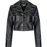 Michael Kors Usnjene jakne & Sintetične jakne STUDDED FX LEATHER JKT Črna Cene