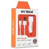 HY-X42 Brzi autopunjac sa micro USB kabelom 3.4A Bijeli