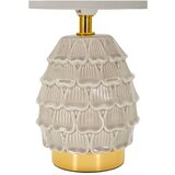 Mauro Ferretti Bež stolna lampa keramička s tekstilnim sjenilom (visina 30,5 cm) Pigny – | shoptok.hr