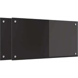 vidaXL Kuhinjski zaštita Crna 80 x 40 x 0.8 cm | shoptok.hr