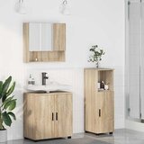 vidaXL Set namještaja za kupaonicu 3 pcs sonoma hrast 61 x 35 x 64 cm Cijene
