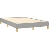  Krevet s oprugama i madracem svjetlosivi 120x190 cm od tkanine | shoptok.hr