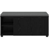  Klupa za hodnik s jastukom Crni Hrast 100 x 38 x 46 cm | shoptok.hr