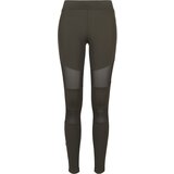 Urban Classics Darkolive Girls' Tech Mesh Leggings | ePonuda.com