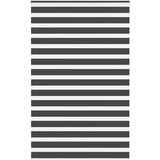 vidaXL idaXL Zebra senčilo črna 140x200 cm tkanina širina 135,9 cm poliester | Shoptok.si
