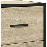 vidaXL Komoda boja hrasta 68x35x76 cm konstruirano drvo i metal | shoptok.hr