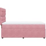  Box spring krevet s madracem ružičasti 90x200 cm baršunasti | shoptok.hr