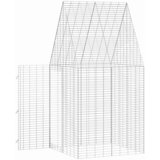  Kavez za zečeve Srebrno 100 x 100 x 210 cm Cinkani čelik | Eponuda.ba