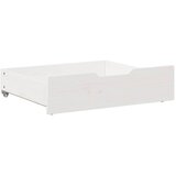  Ladice ispod kreveta 2 kom bijele 75x55x17 cm od borovine | shoptok.hr