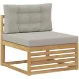  Set vanjskih sofa 3 kom. Bijela i svjetlosiva | shoptok.hr