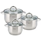 Kinghoff KH4446 SET ŠERPI 1/3 INOX 6 DELOVA | ePonuda.com